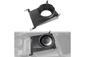 CUSAUTV 10" Under Seat Speaker Pod Panel for Maverick R, Front Underseat Speaker Enclosures Boxes Pods Mount Compatible with Can Am Maverick R MAX X RS 2024+ Accessories