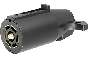 Curt Manufacturing 58141 7 Pole Plastic Connector, Trailer End, Pkg