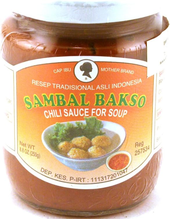 Sambal Bakso (Chili Sauce for Soup) - 8.8oz (Pack of 1)