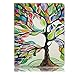 Dteck Case for iPad 2 3 4, PU Leather Folio Flip Stand Case with Card Slots/Cash Pocket Wallet Design Protective Shell Cases Portable Covers for Apple iPad 4,iPad 3 & iPad 2,Big Tree