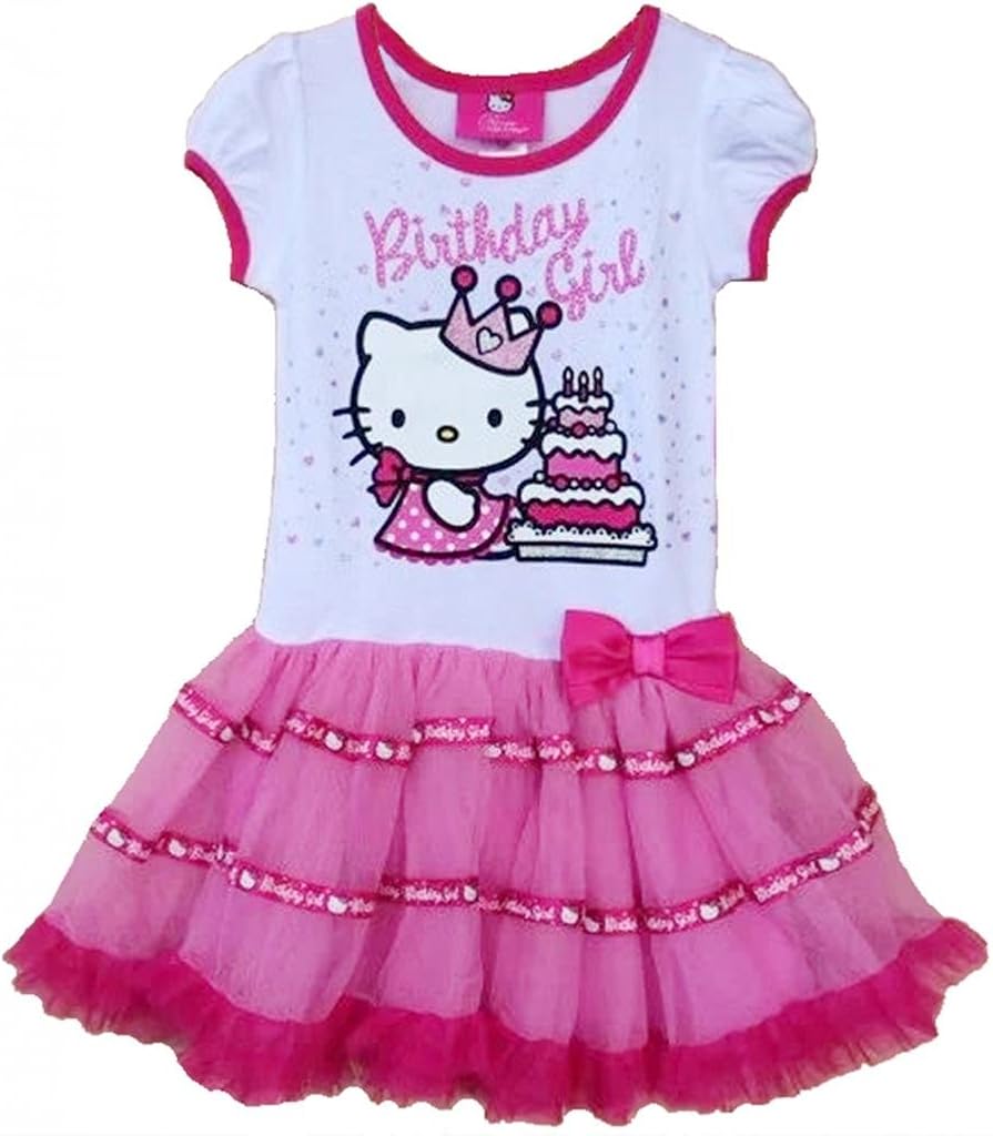 hello kitty birthday girl dress