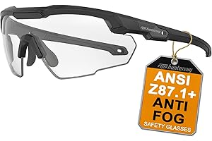 HTS HUNTERSKY Shooting Safety Glasses for Men Airsoft Hunting Riding Anti-Fog Military Grade Ballistic Tactical Eye Pro Range