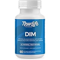 NewLife Naturals DIM Supplement 200mg for Women & Men - Hormonal Acne, Estrogen Balance Pills, Post Menopause Relief | Health