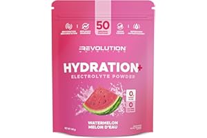 Revolution Nutrition, Hydration + Electrolyte Powder, Zero Sugar, Zero Calories, Vegan Formula, Instant Rehydration & Electro