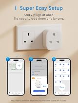 Meross Smart Plug Mini with Energy Monitoring 13A 2 Pack WiFi 2.4GHz view 6