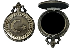 AGERYU Obsidian Scrying Mirror, Natural Healing Crystal Obsidian Mirror with Bag, for Divination, Meditation, Healing, Feng Shui (Pocket Watch-4)