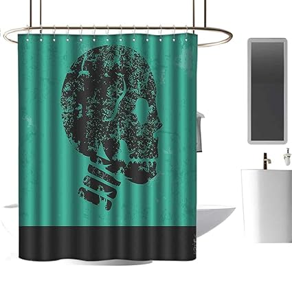 Amazon Com Brandosn Shower Curtains Skull Decor Human Skeleton