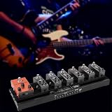 Aklot Pedal Board with Built-In Power Supply 19x5 Aluminum APB-03 Black view 9