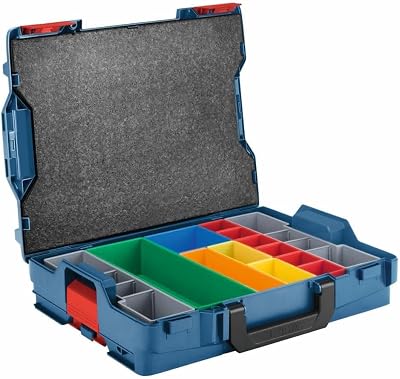 Bosch L-BOXX-1A Stackable Carrying Case 17.5x14x4.5 inch 13 Piece Insert Set