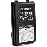 IFREQTECH FNB-V67Li 2200mAh Li-Ion Replacement Battery Compatible with Yaesu Vertex FT-60R FT-60 FT60R FT-250R FT-270R VX110 VX150 VX170 VX400 VX800 Radio Battery FNB-V57H FNB-64 FNB-83H