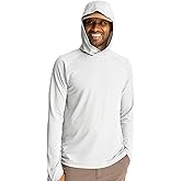 Free Fly Men's Elevate Hoodie - UPF 30+ Sun Protection Shirts, Odor Control, Moisture Wicking, Long Sleeve Sun Hoodie for Men