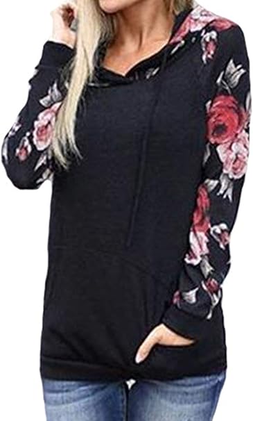 white floral sweatshirt