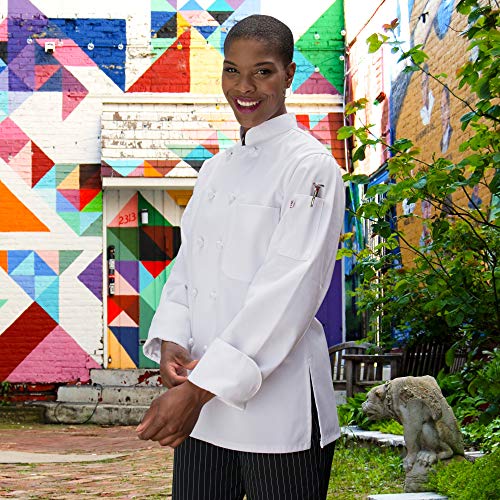 Threads Women's Girls Plus Size' Sedona Fit Chef Coat, White, 2XL Pricepulse