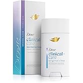 Dove Clinical + Care Antiperspirant Deodorant Invisible Solid Stick for Women Original Clean with Nourishing Serum 2.6 oz