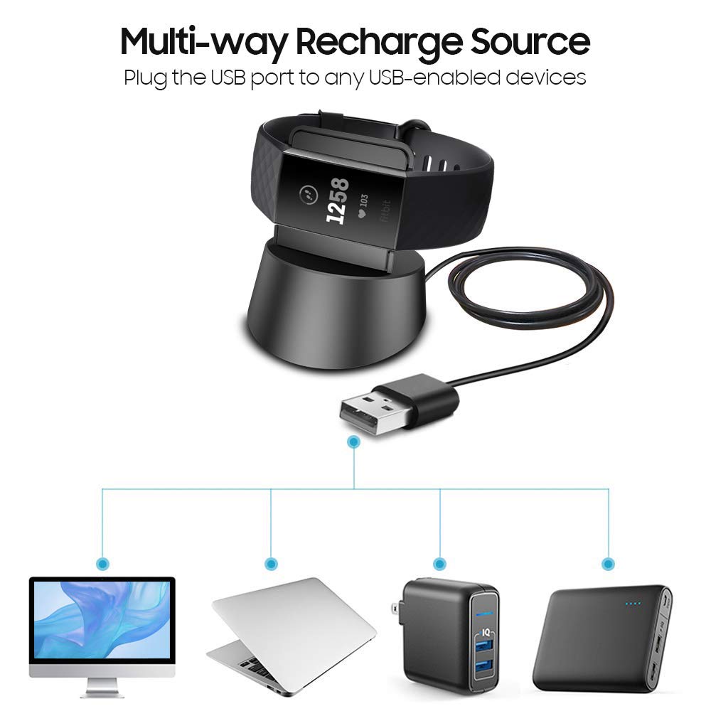 Awinner Charging Dock Compatible For Fitbit Charge Replacement