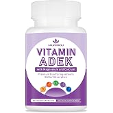 Spliferkou ADEK Vitamins Supplement, 60 Capsules | Vitamin A + Vitamin D3 + Vitamin E + Vitamin K1 + Vitamin K2, ADK Vitamin Supplement with Minerals and Antioxidants