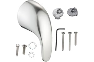 HANSENGROYI Replacement for Moen 100657 Lever Shower Handle, Universal Shower Handle Replacement Compatible with Moen PosiTemp & Moentrol Valve Systems, Brushed Nickel