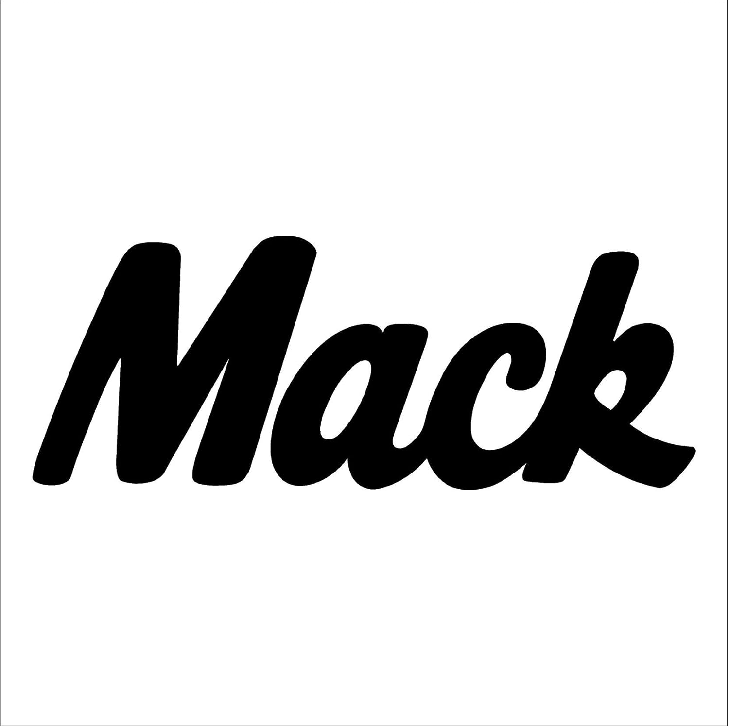 MACK TRUCK SIGNS Vinyl Stickers,Decals (Dump Trucks) (Black