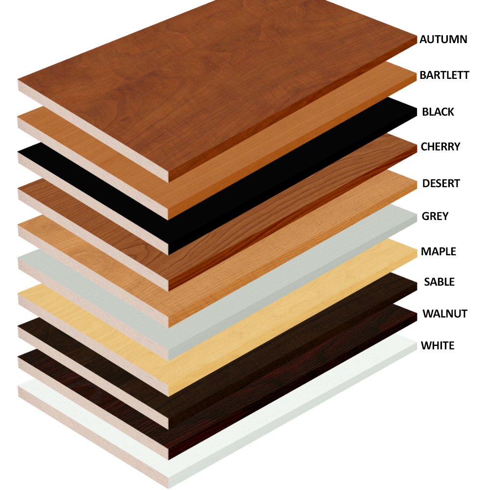 Choose Your Accurate Size 1/4, 1/2, 3/4 Cherry Closet Shelves Melamine