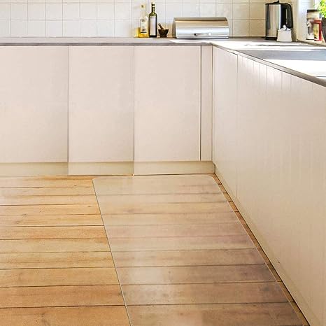 Amazon Egroon Pvc製 半透明 チェアマット キッチンマット 長方形 正方形 クリアマット 床保護マット 厚さ1mm 多機能 撥水 耐久 汚れ防止 お手入れ簡単 80 1cm 床保護マット チェアマット オンライン通販