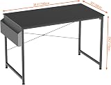 HOMIDEC Writing Desk 100x50x75cm with Storage Bag & Headphone Hook view 7