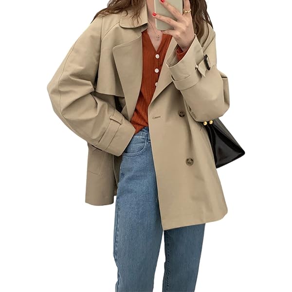 ジャケット・アウター Girly ribbon trench coat treat urself girl-trench-coat-blush-XL-4.jpg