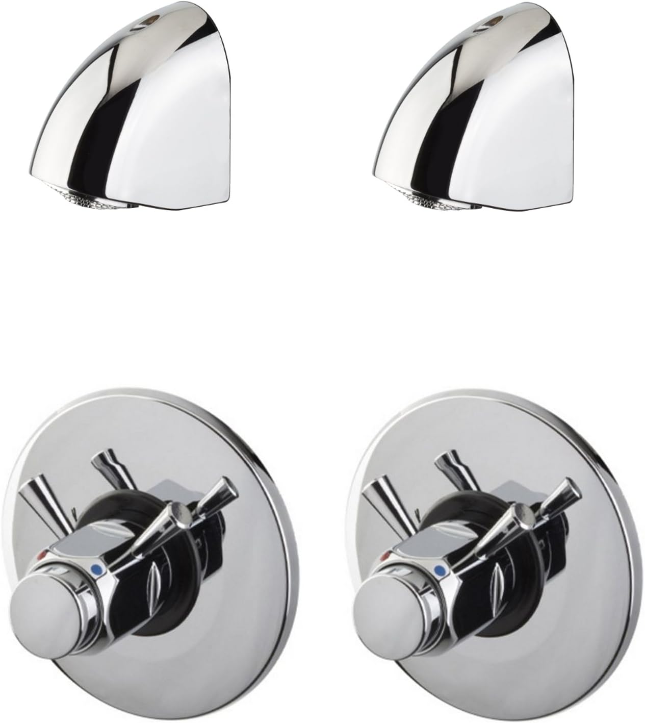 Sanixa Mc9085 6 2 Einbau Duschsystem Zeitgesteuert 2 Duschplatze Selbstschluss Dusch Armatur Temperaturregler Selbstschliessend Automatisch Amazon De Baumarkt