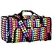 Wildkin Kids Weekender Duffel Bag – Carry-On Size for School, Travel, & Sleepovers - Rainbow Hearts