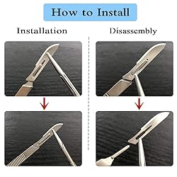 Surgical Grade Blades #23 10pcs Sterile with #4