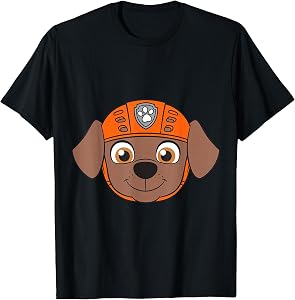 Zuma Paw Patrol Big Face T-Shirt