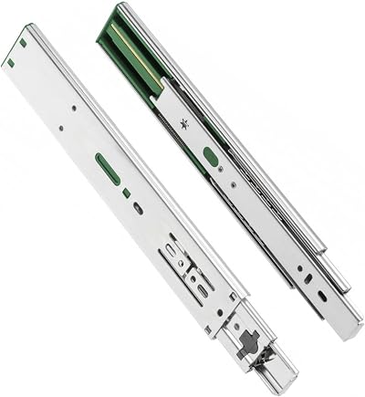 GTV H45 Drawer Runners 500 mm Soft-Close Telescopic Rail 30 kg Pair