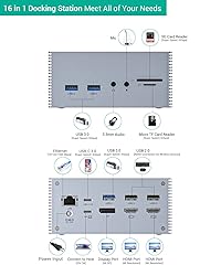 Tiergrade USB C Docking Station with Dual 4K