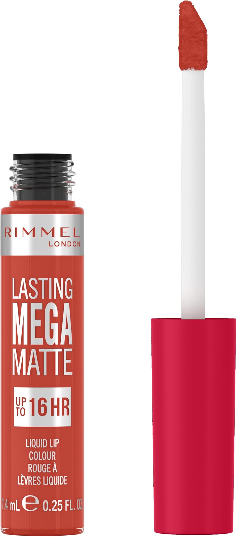 Rimmel Lasting Mega Matte Liquid Lipstick 920 Scarlet Flames 7.4ml Vegan