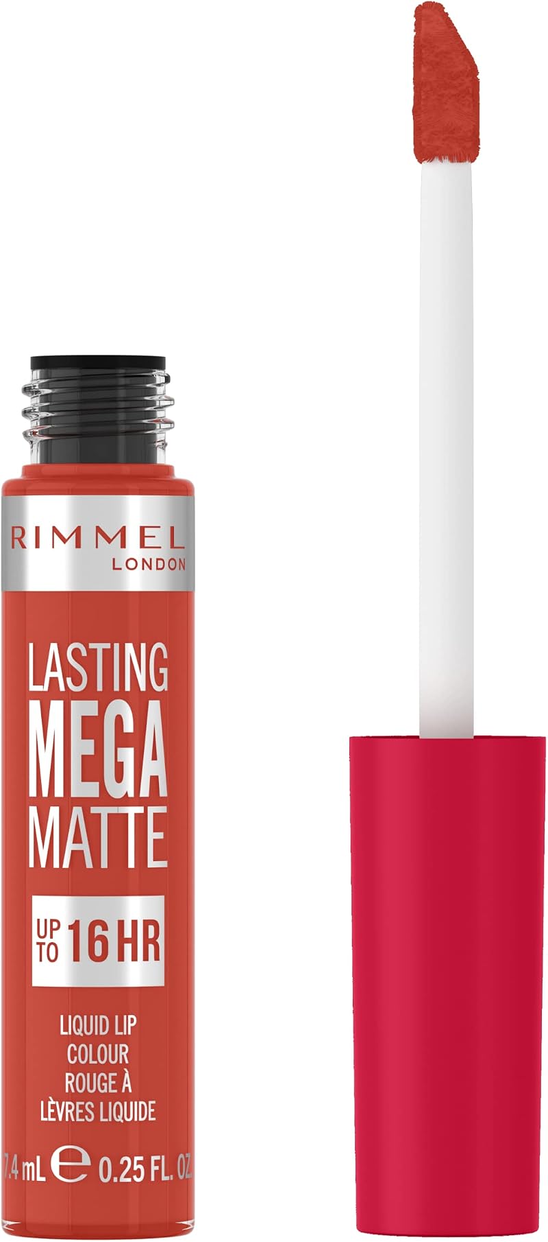 Rimmel Lasting Mega Matte Liquid Lipstick 920 Scarlet Flames 7.4ml Vegan