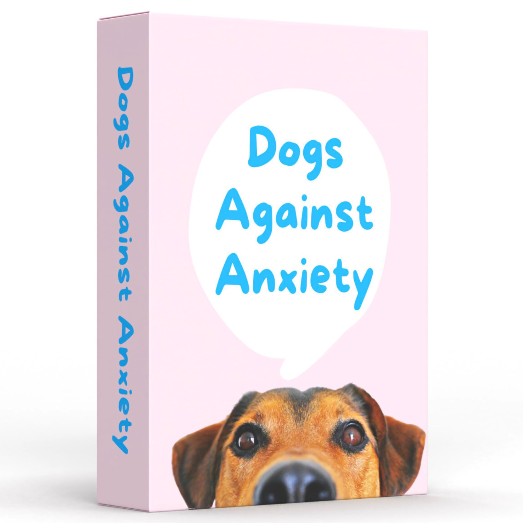CATCHYOURDREAMS Dogs Against Anxiety Cards - 50 Cards For Self Esteem and Stress, Affirmations for Anxiety Emotions Oracle Tarot Self Therapy (Dogs Against Anxiety)…