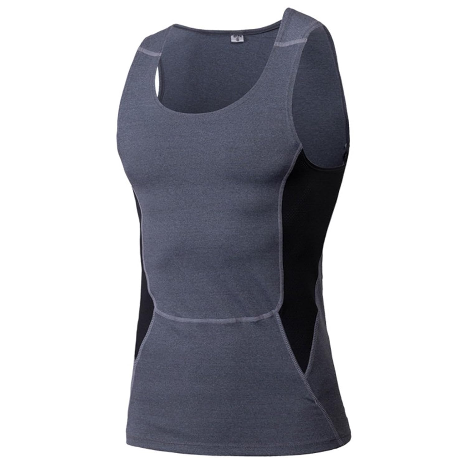 YiJee Base Layer Camiseta de Compresión Deportiva de Sin Mangas para Hombre