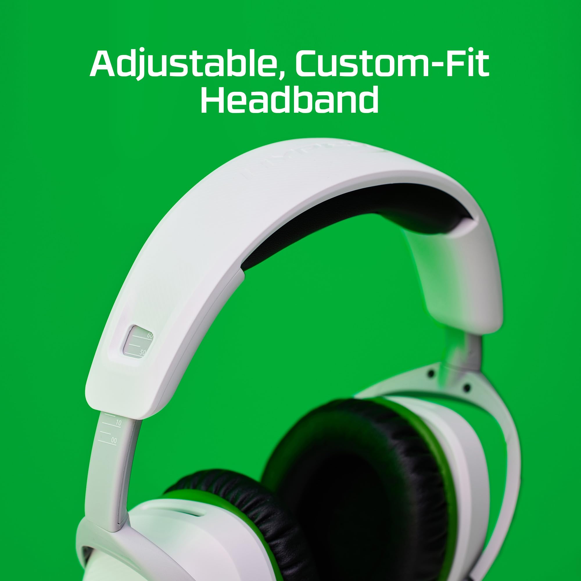 HyperX CloudX Stinger 2 – Gaming Headset for Xbox Licensed, Signature Comfort, Adjustable Headband, Wired, White