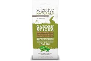SUPREME PETFOODS Selective Naturals Garden Sticks Pea & Mint For Rabbits 2.1-Ounce