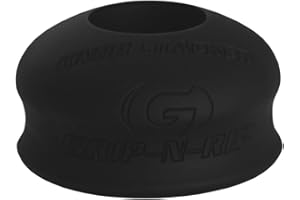 Grip-N-Rip Knob Stacker Choke-Up Ring for Baseball/Softball Bats Provides Choking Up Space & Relief from Bat Sting, Stackable for Custom Fit and Comfort