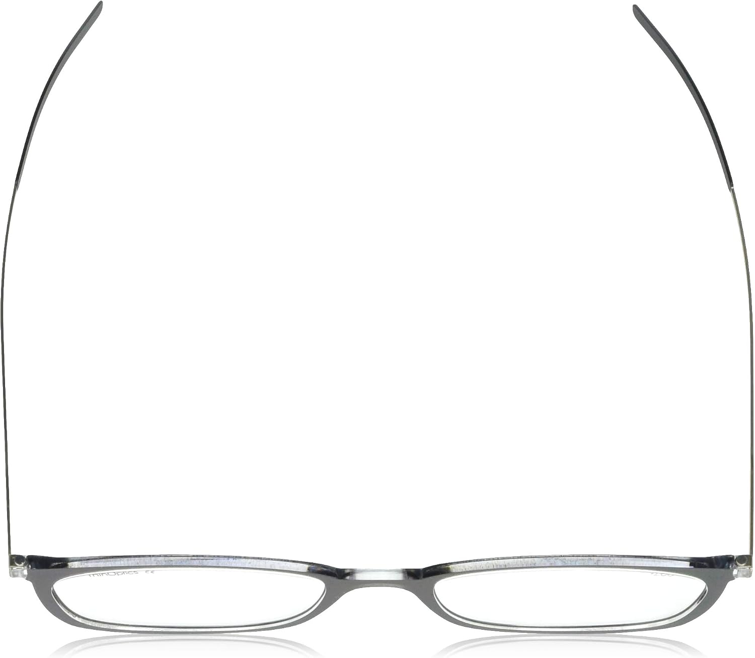 ThinOptics Connect Ultra-Thin Reading Glasses 1.00 Black Frames, Magnetic Case Attaches to Phone - Image 5