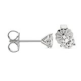 Forever Brilliant White Gold 4.0mm Moissanite Stud