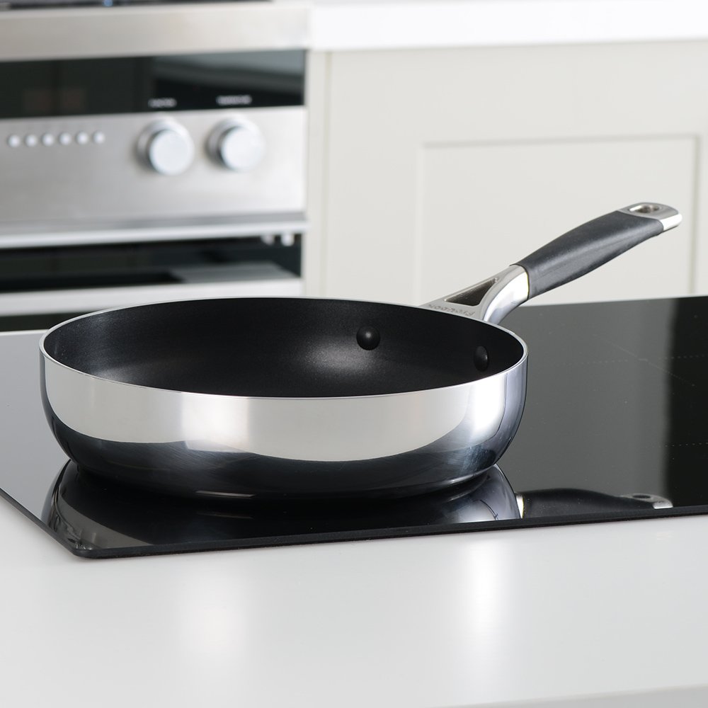 ProCook Elite TriPly Deep Frying Pan 26cm Amazon.co.uk Kitchen & Home