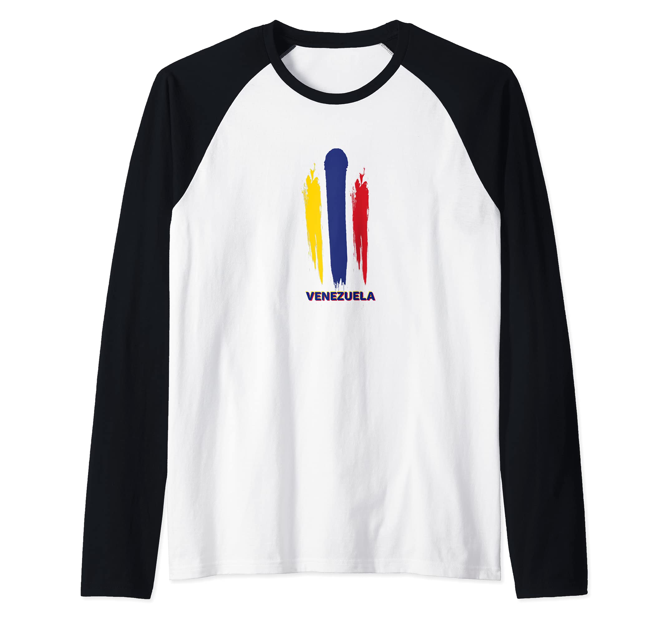 Flag Venezuela Raglan Baseball Tee