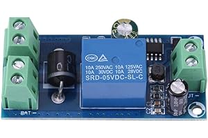 WALFRONT DC Backup Battery Switching Module, 5V~48V 10A Battery Charging Automatic Switch Adapter, Emergency Power Controller Module