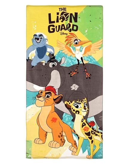 Le Roi Lion Serviette De Plage Enfant Mixte Jaune 70x140cm