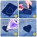 Iron On Denim Patches Repair Kit For Clothing Jeans 15 Pack
