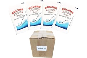 SugarPax - White Sugar Sachets Ideal for Servings of Coffee & Tea (100ct)