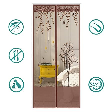 meetbeauty mosquitera puerta magnetica