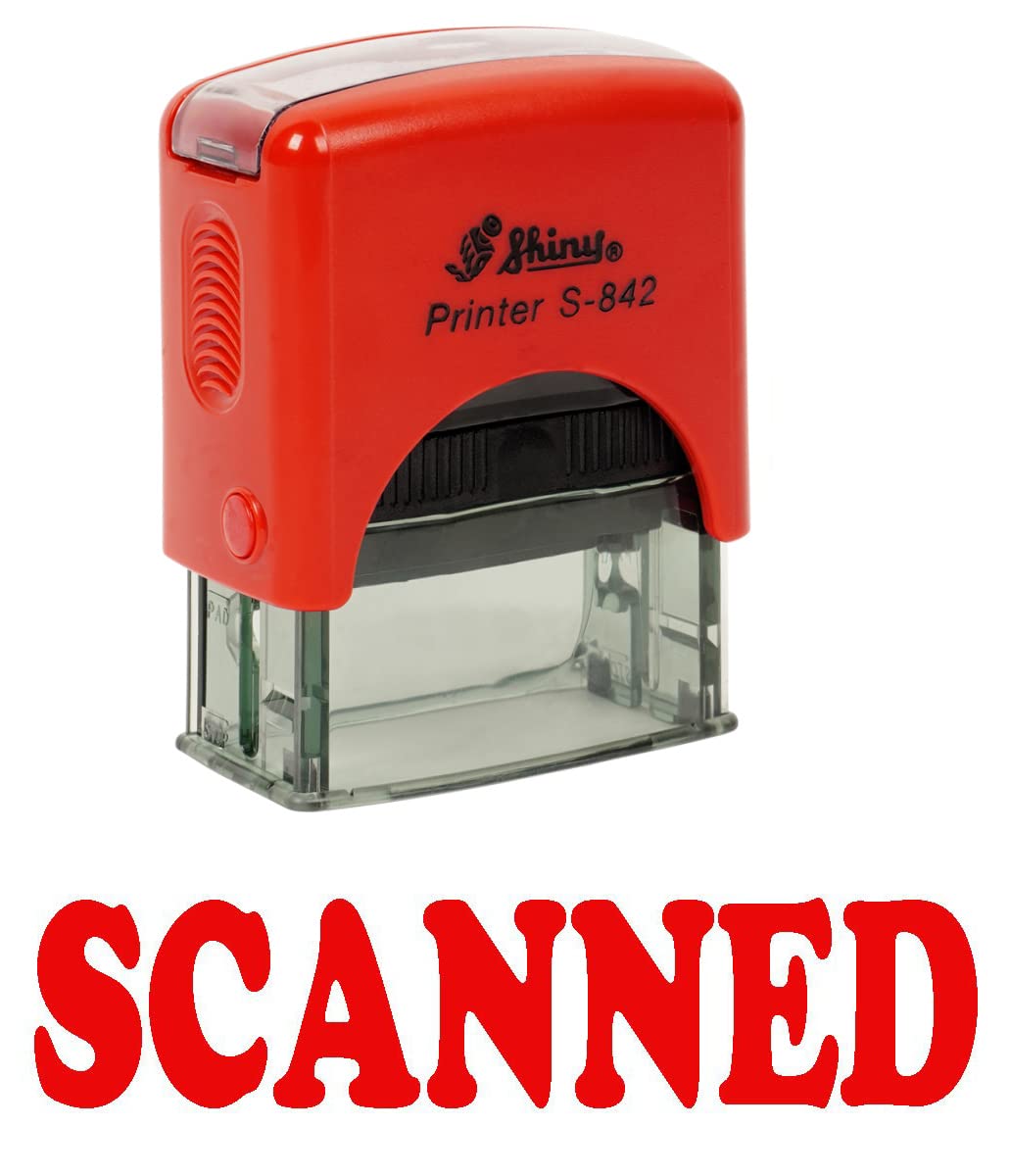 Printtoo Scanned Self Inking Rubber Stamp Office Stationery Custom Shiny Stamps