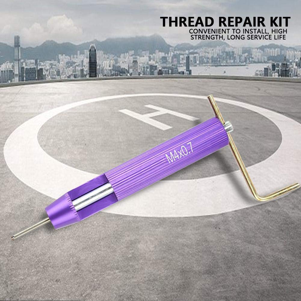 Tap Drill Insert, M40.7 Screw Threaded Inserts Repair Tool Set Wire Insert Installation Kit Nail Thread Repair Tool Kit: Industrial & Scientific